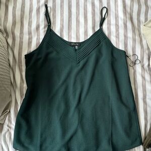 1 STATE Women's Pin Tucked V-neck Camisole Top